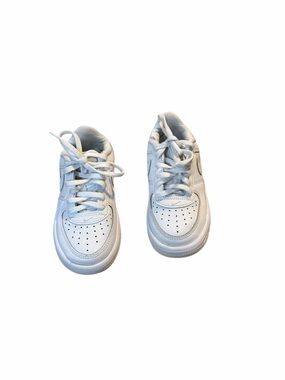 Nike Kids White Low-Top Lace Sneakers